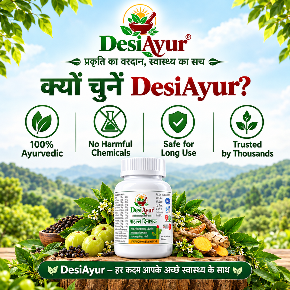 DesiAyur Piles Care | Ayurvedic Herbal Wellness Formula