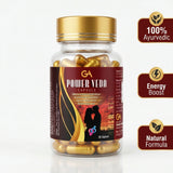 Gramin Ayurveda Power Veda Capsules – Ayurvedic Energy Booster for Men | Supports Stamina, Stress Relief & Performance | Natural Vitality Supplement (30 Capsules)